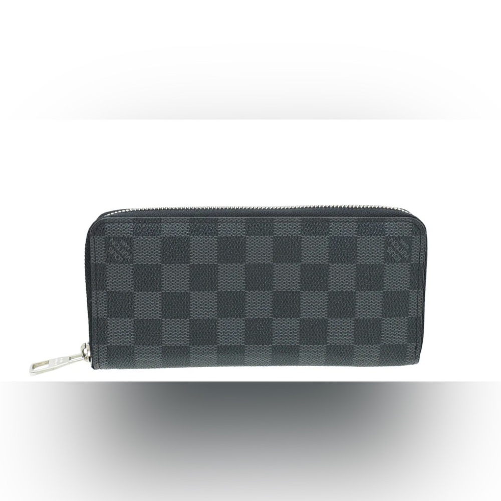 Louis Vuitton Graphite Long Zip Wallet w/ wristlet